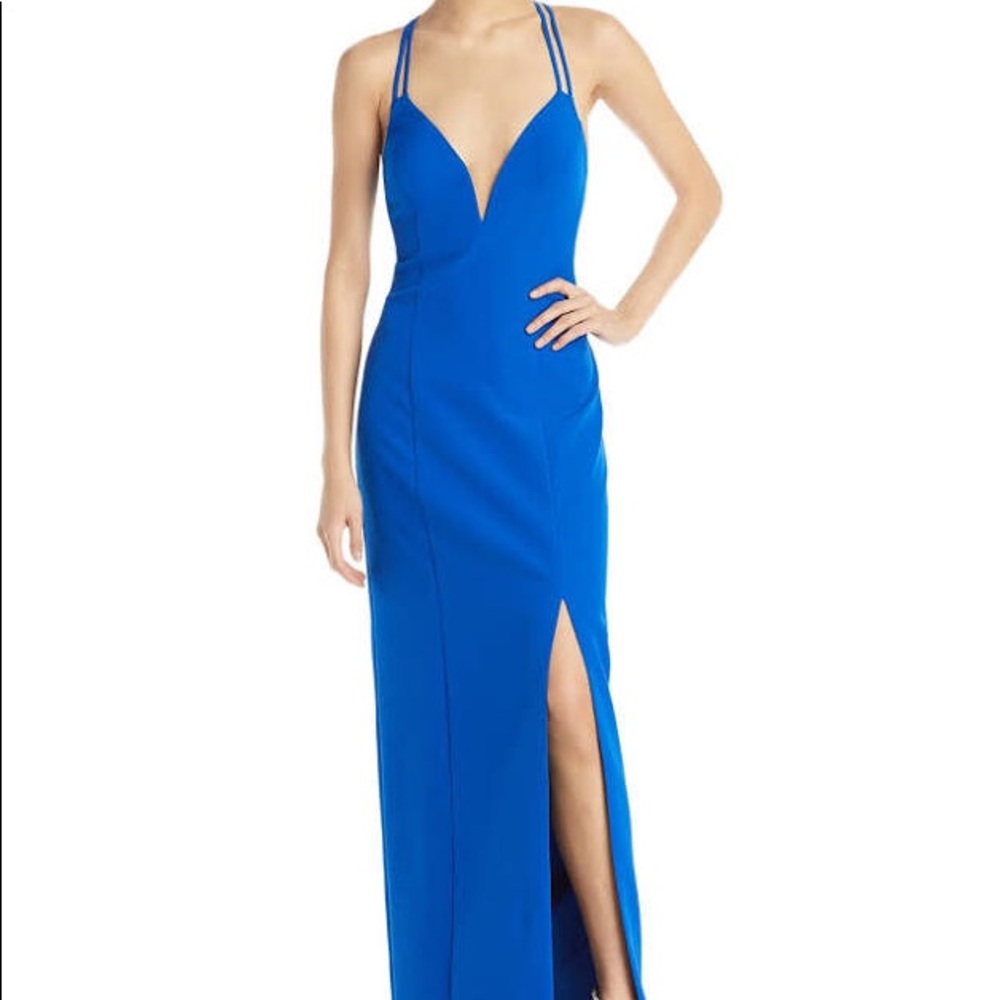 Aidan by Aidan Mattox Crepe Column Gown size 2
